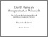 [thumbnail of Friederike Schmitz - David Hume als therapeutischer Philosoph.pdf]